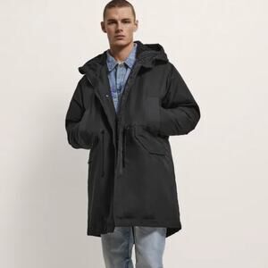 NEW ZARA OVERSIZED WATER REPELLANT JACKET/COAT